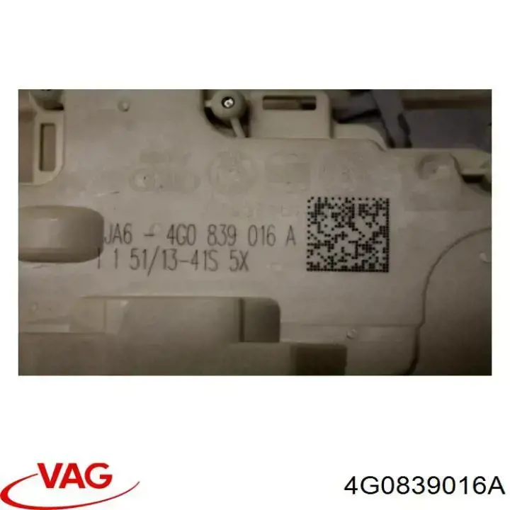 Cerradura de la puerta trasera derecha VAG 4G0839016A precio, desde 92,93 EUR