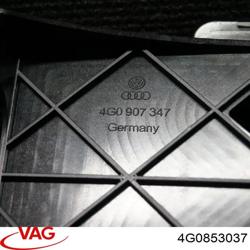 Soporte del emblema de la parrilla del radiador 4G0853037 VAG