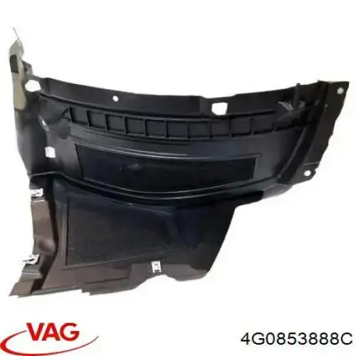 Guardalodos interior delantero derecho 4G0853888C VAG