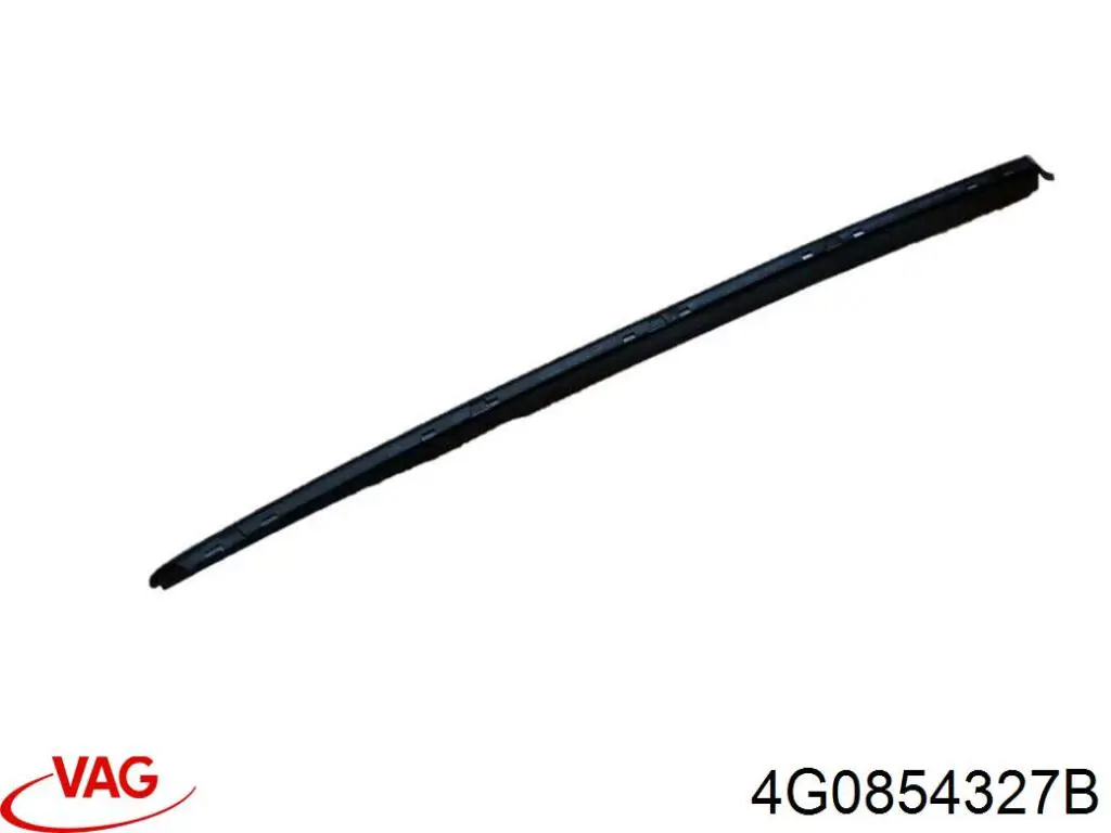 Moldura izquierda del parabrisas 4G0854327A01C VAG