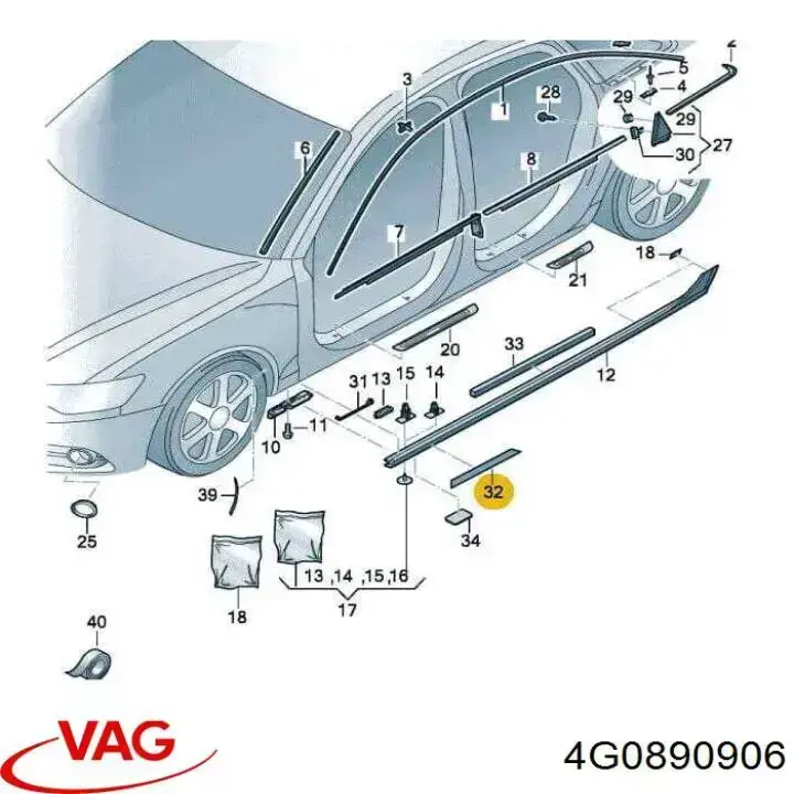 4G0890906 VAG