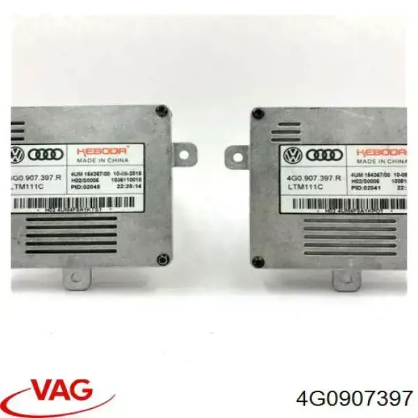 Módulo de control de luces de faros (ECU) VAG 4G0907397