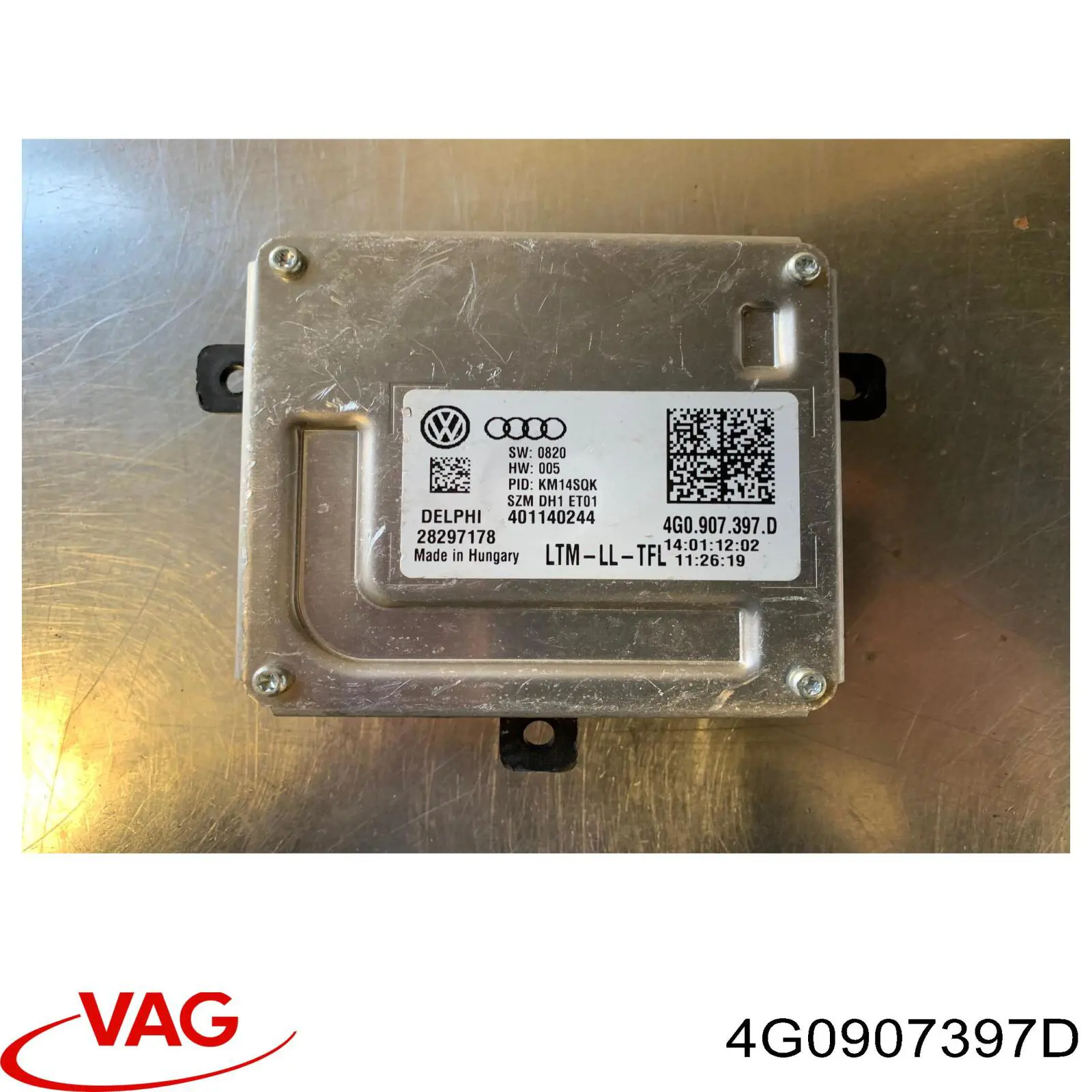 Módulo de control de luces de faros (ECU) VAG 4G0907397D precio, desde 88,57 EUR