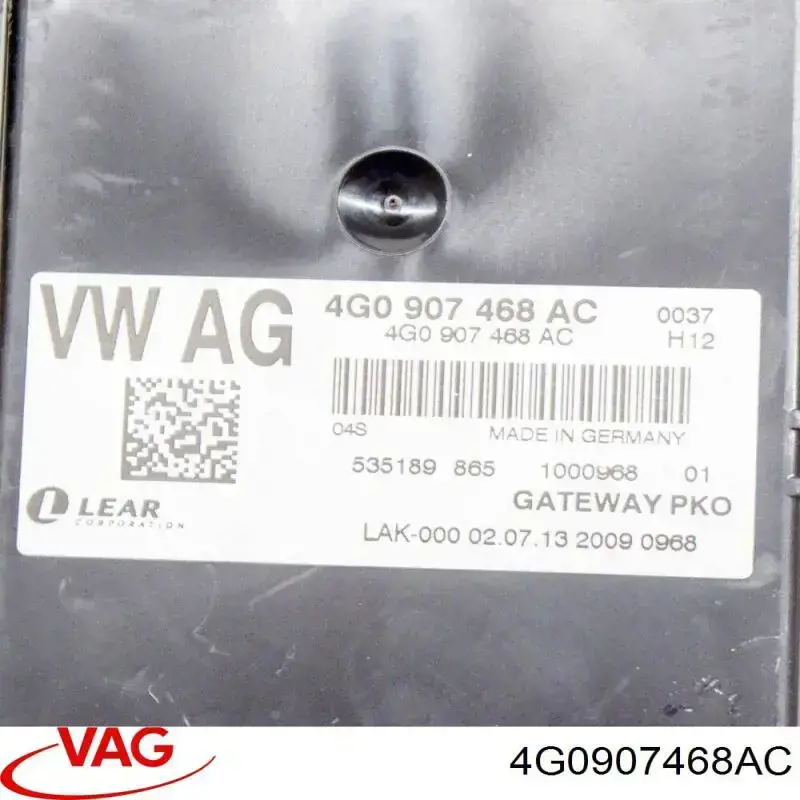4G0907468AC VAG Módulo de interfaz de diagnóstico