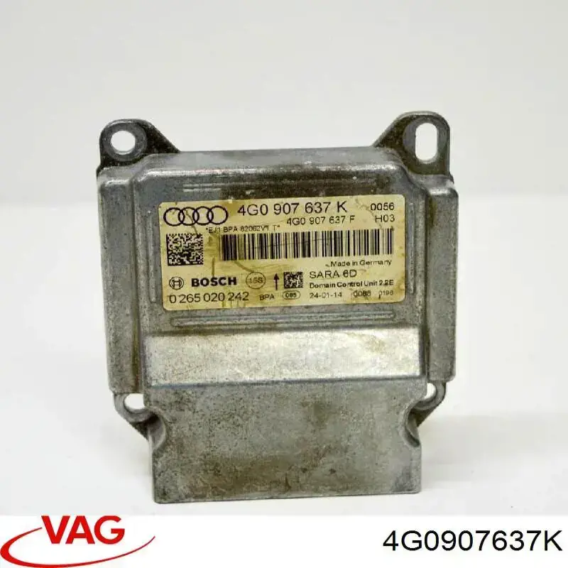 Sensor de aceleración lateral (ESP) 4G0907637K VAG