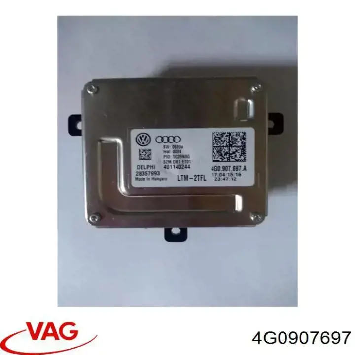 Comprar 4G0907697 VAG Módulo de control de luces de faros (ECU)