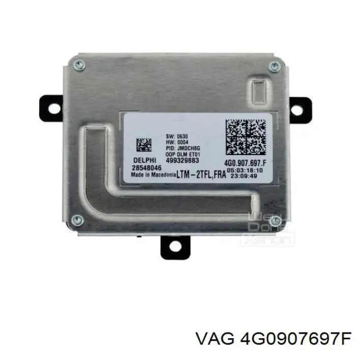 4G0907697F VAG Módulo de control de luces de faros (ECU)