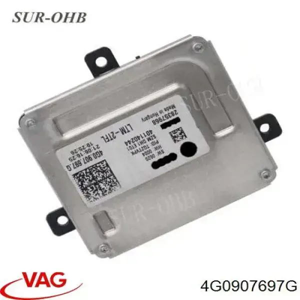 Comprar 4G0907697G VAG Módulo de control de luces de faros (ECU)