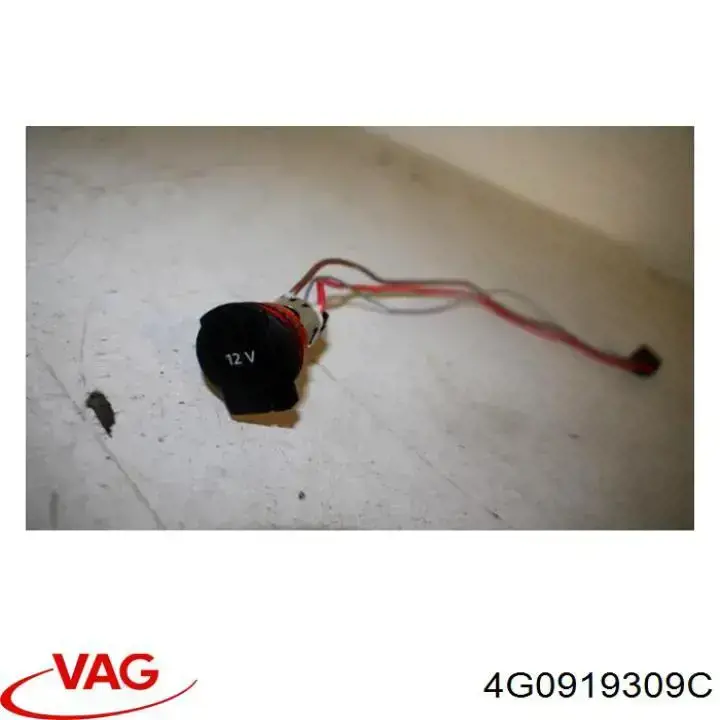 4G0919309C VAG base encendedor de cigarrillo