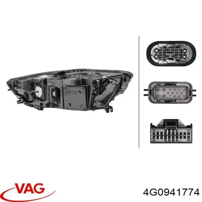 Comprar 4G0941774 VAG Faro derecho