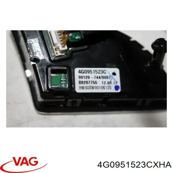 4G0951523CXHA VAG Módulo de interruptores del volante