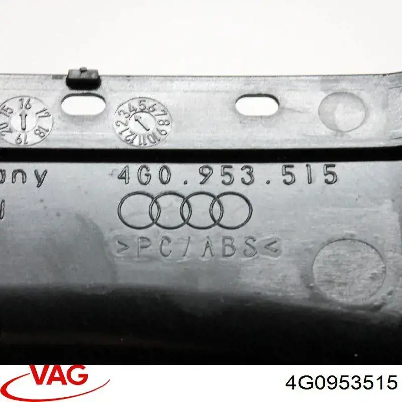 Cubierta protectora de la dirección 4G0953515 VAG
