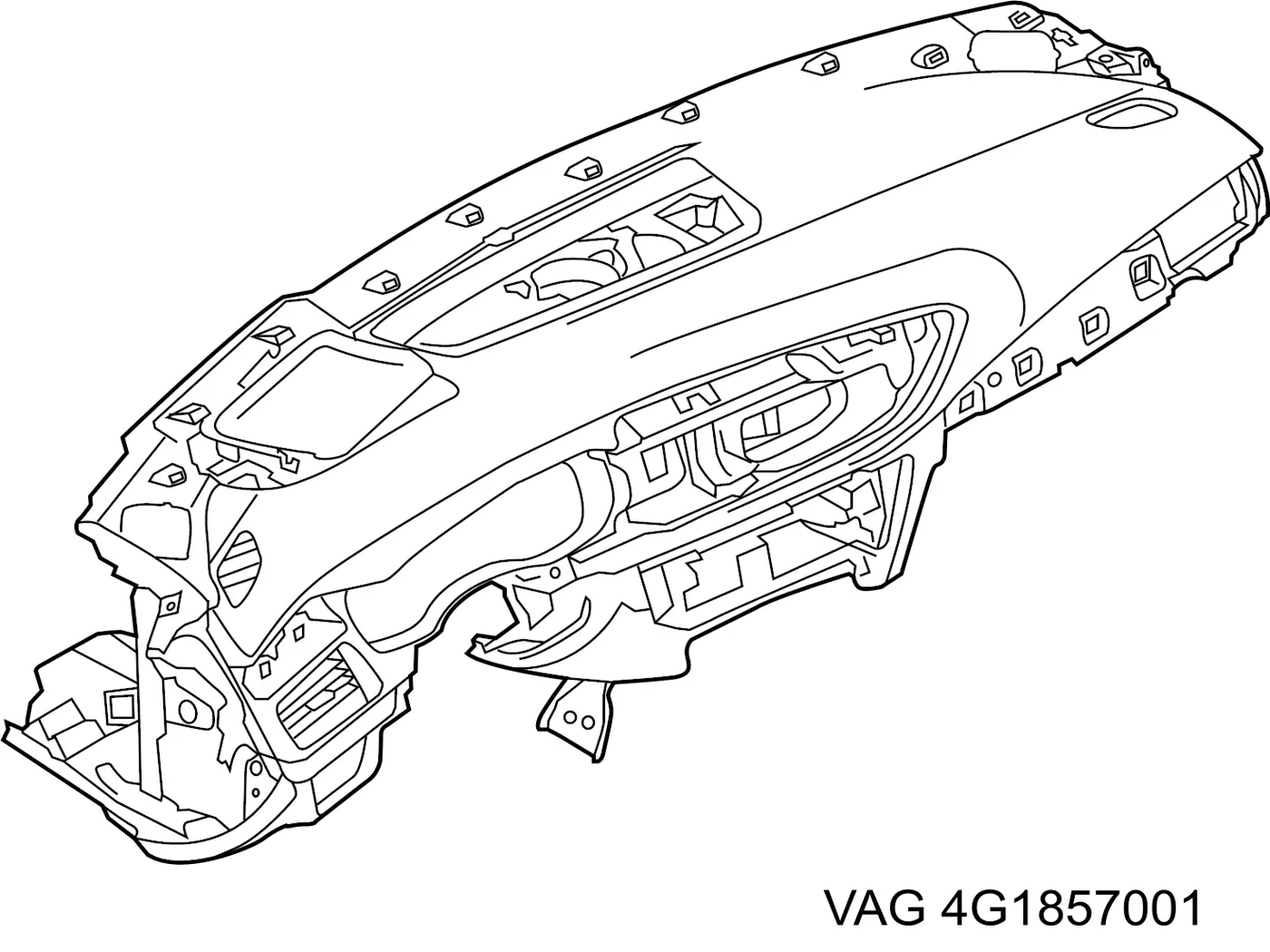 Salpicadero VAG 4G1857001 precio, desde 781,18 EUR