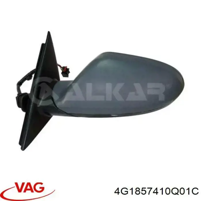 4G1857410AQ VAG espejo retrovisor derecho