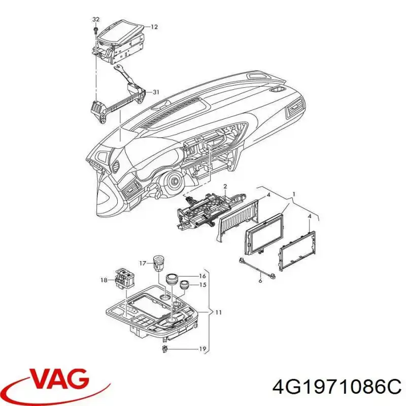 4G1971086C VAG