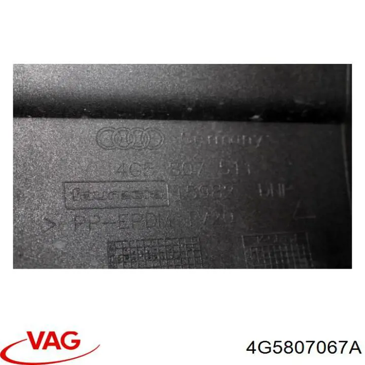 Parachoques trasero 0342545 VAN Wezel