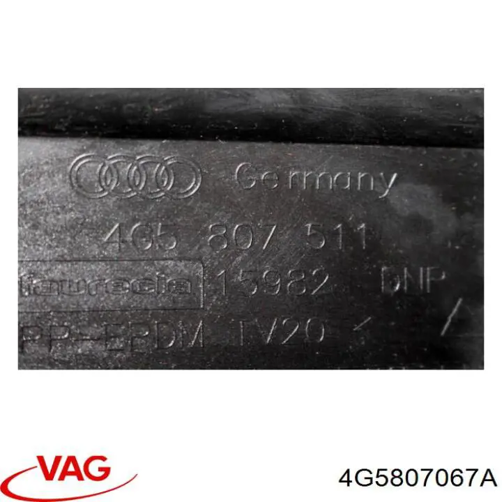 Paragolpes trasero VAN Wezel 0342545