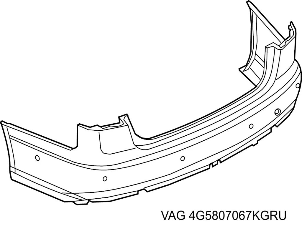 88071841302 Diamond/DPA parachoques trasero