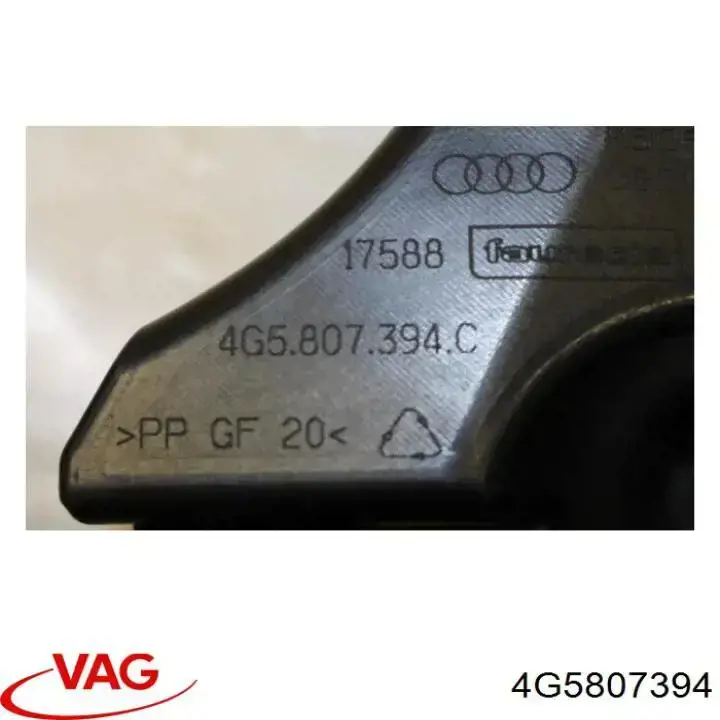 Soporte de parachoques trasero derecho Audi A6 (4G2)