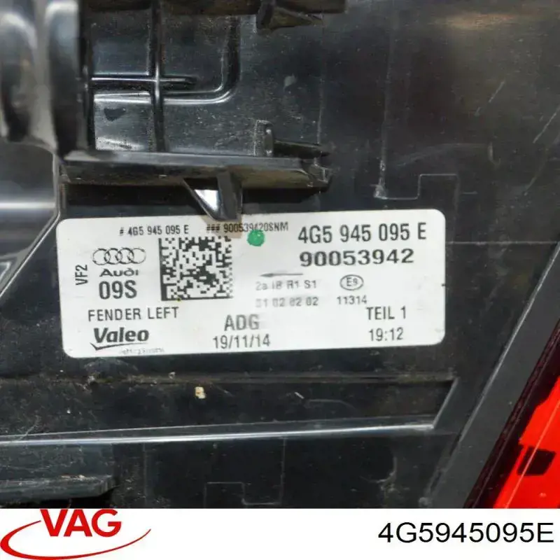 Piloto trasero exterior izquierdo VAG 4G5945095E precio, desde 255,55 EUR