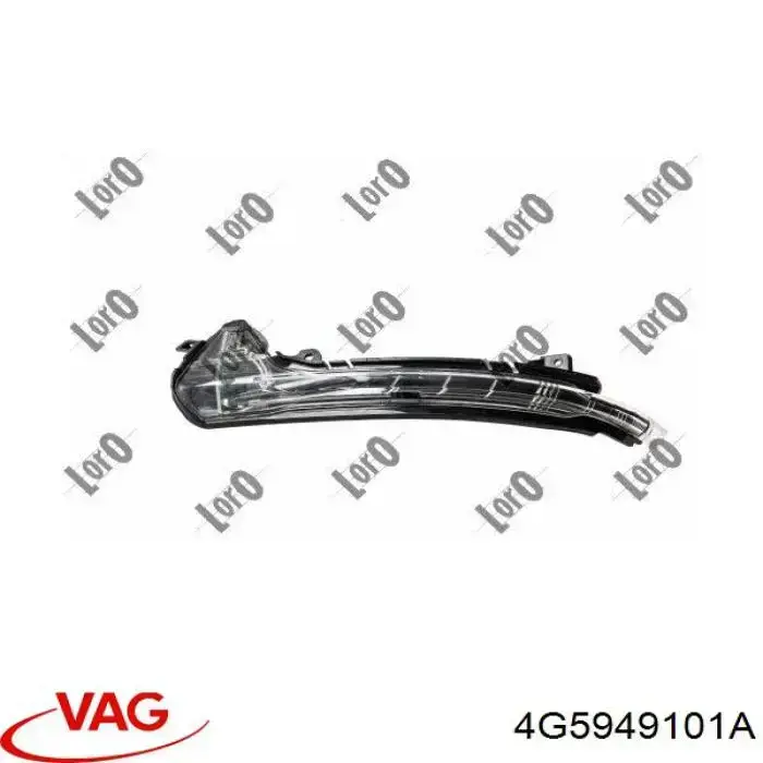 Luz intermitente de espejo retrovisor izquierdo 4G5949101A VAG
