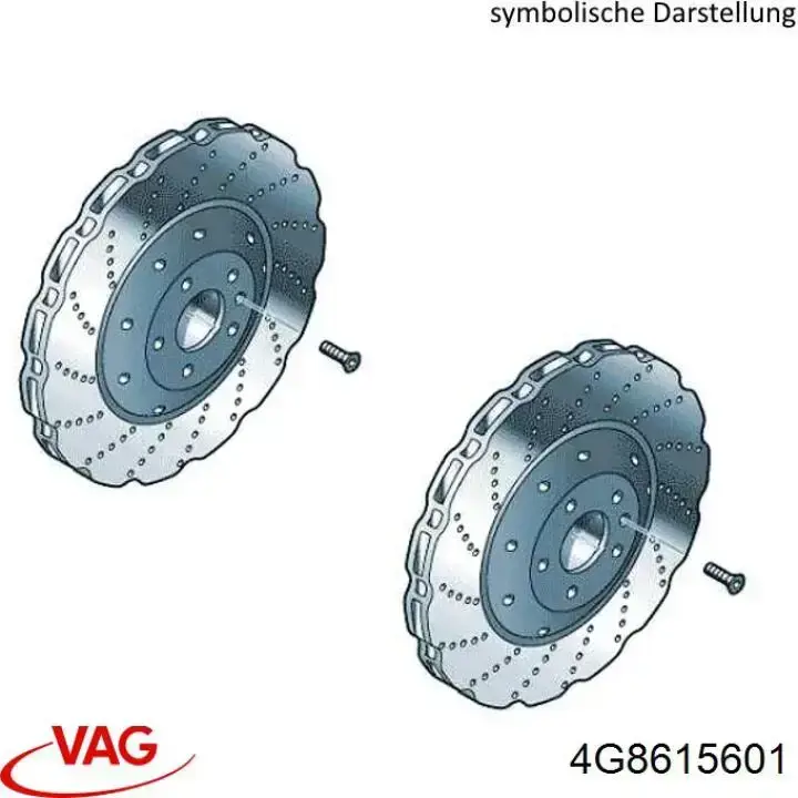 Comprar 4G8615601E VAG Disco de freno trasero