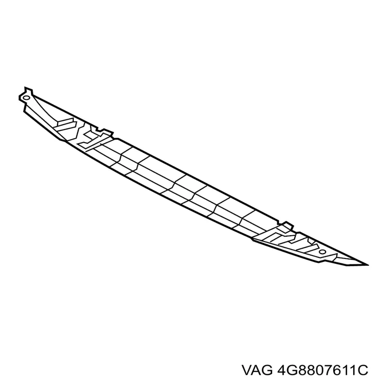 Cubierta, parachoques delantero VAG 4G8807611C precio, desde 98,43 EUR