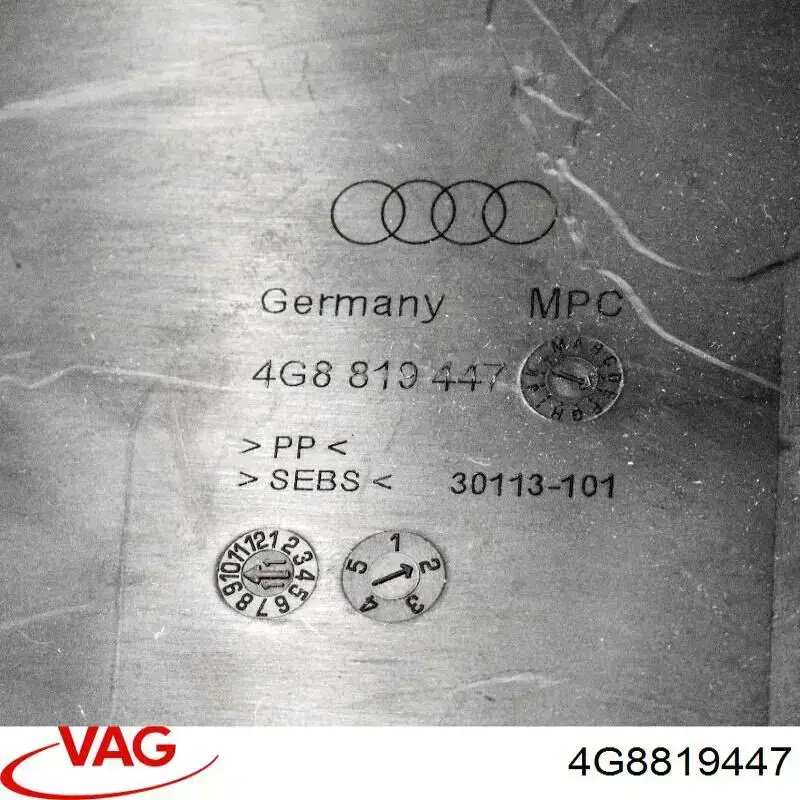 Canaleta del parabrisas VAG 4G8819447 precio, desde 145,20 EUR