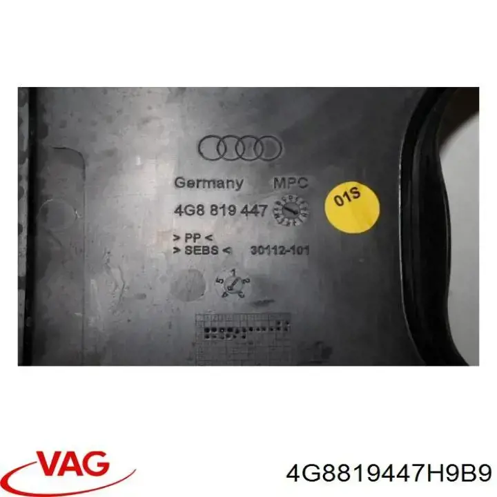 Canaleta del parabrisas VAG 4G8819447H9B9 precio, desde 70,42 EUR