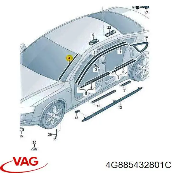 4G885432801C VAG