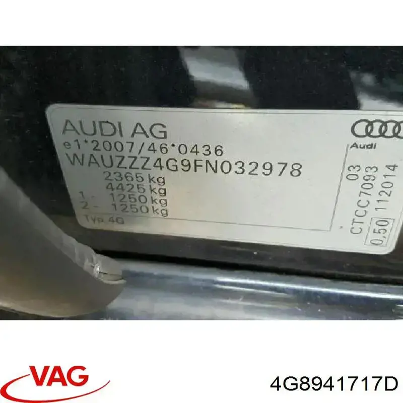 Comprar 4G8941717D VAG 