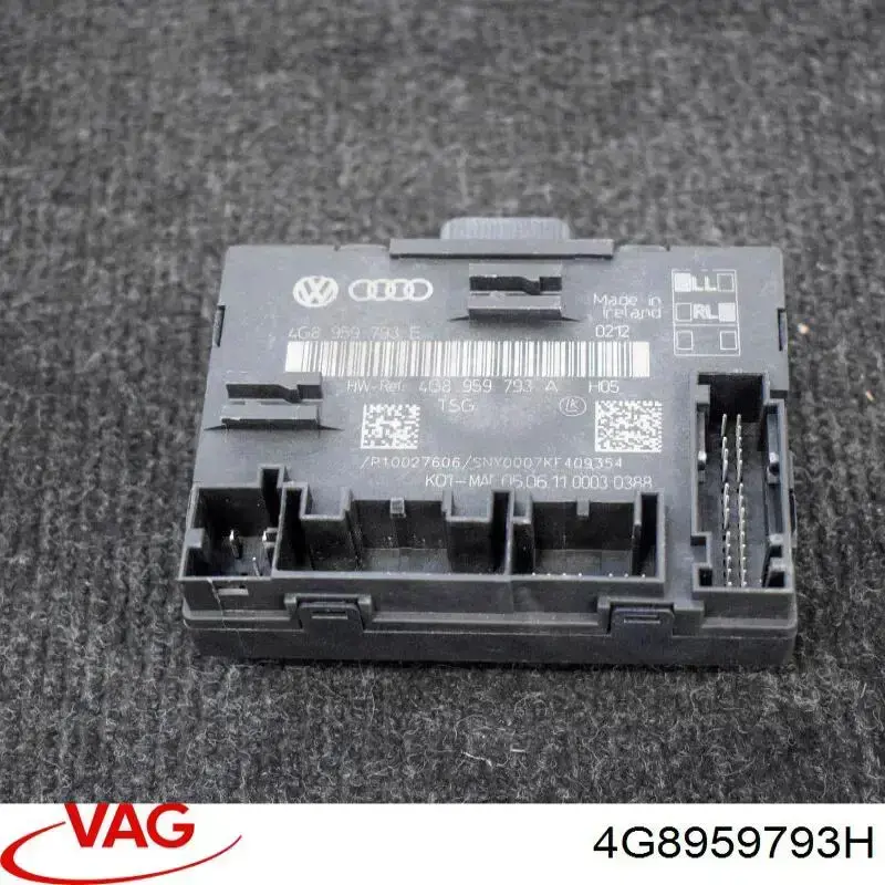 4G8959793H VAG unidad de confort de la puerta delantera