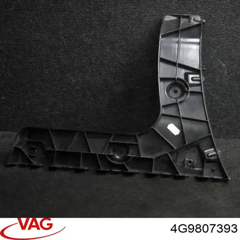 4G9807393 VAG Guía izquierda del parachoques trasero