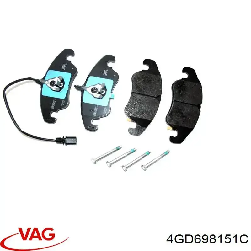 Pastillas freno delanteras VAG 4GD698151C precio, desde 45,48 EUR