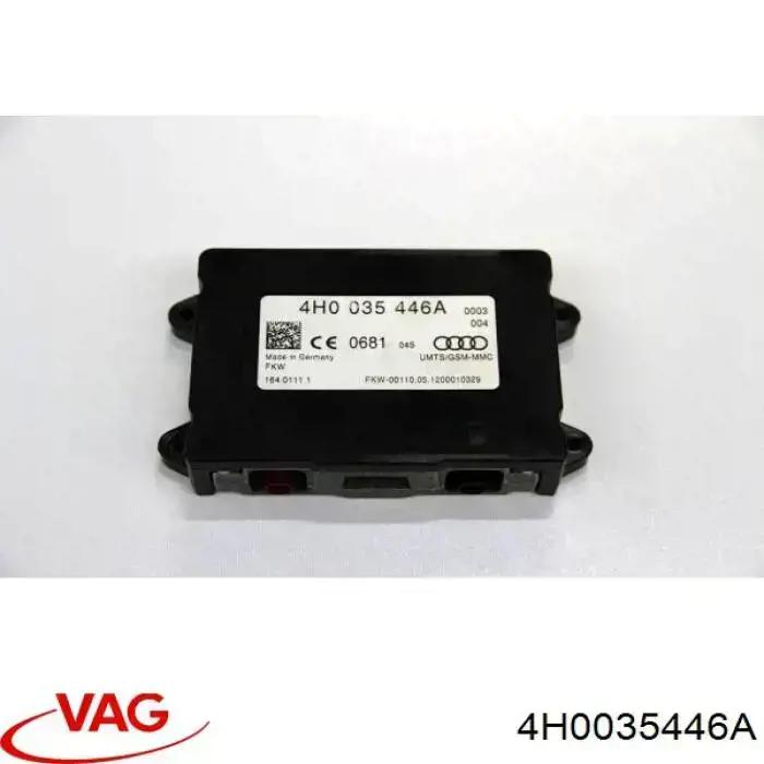 4H0035446A VAG Unidad de control del teléfono