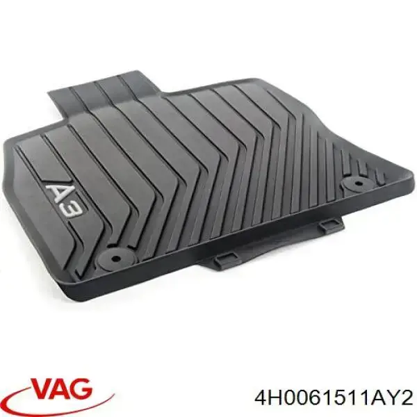 Comprar 4H0061511AY2 VAG Juego de alfombrillas traseras, 2 piezas