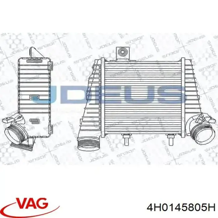 Radiador de aire de admisión VAG 4H0145805H precio, desde 270,30 EUR
