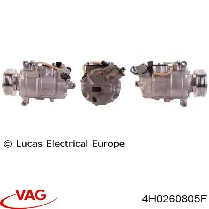 4H0260805F VAG compresor de aire acondicionado