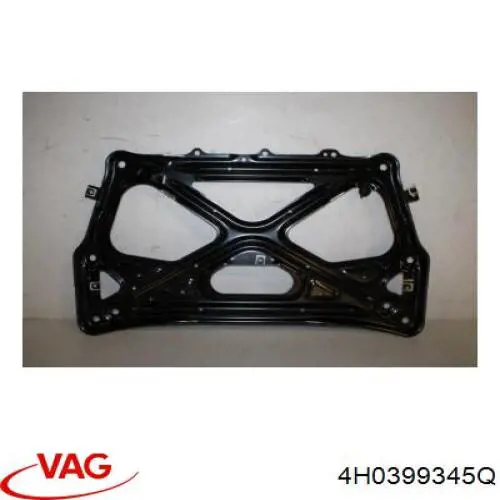 4H0399345Q VAG Refuerzo del subchasis delantero