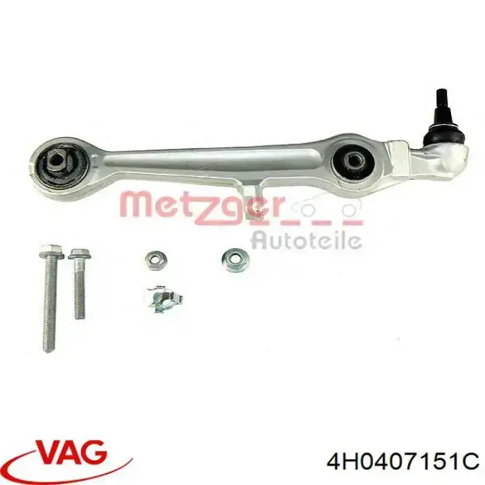 Brazo inferior izquierdo de la suspensión delantera VAG 4H0407151C precio, desde 55,39 EUR