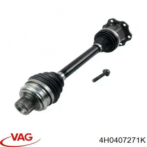 Semieje delantero izquierdo VAG 4H0407271K precio, desde 216,64 EUR