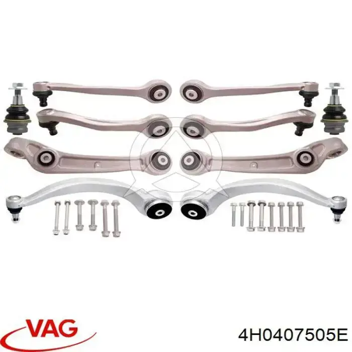 Brazo superior izquierdo de la suspensión delantera 4H0407505E VAG