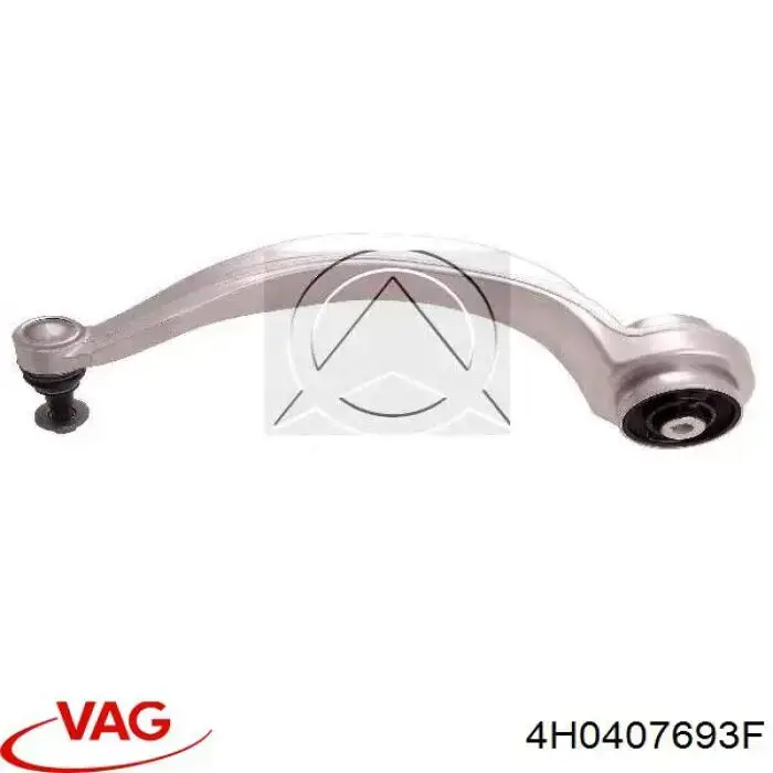Brazo inferior izquierdo de la suspensión delantera VAG 4H0407693F