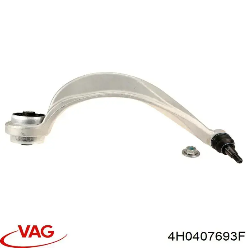 Brazo inferior izquierdo de la suspensión delantera 4H0407693F VAG