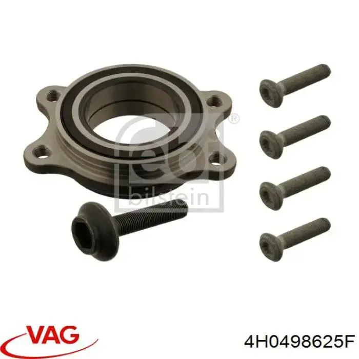 Rodamiento de rueda delantero VAG 4H0498625F
