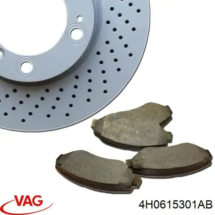 Disco de freno 4H0615301AB VAG