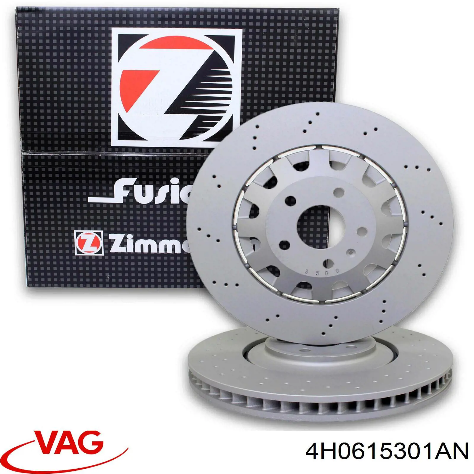 Disco de freno 4H0615301AA VAG