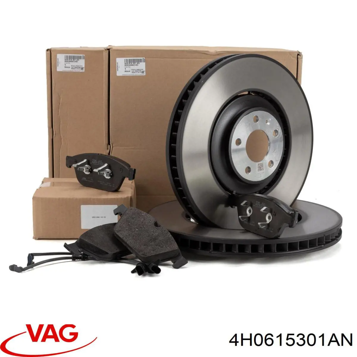 Frenos delanteros VAG 4H0615301AA precio, desde 454,38 EUR