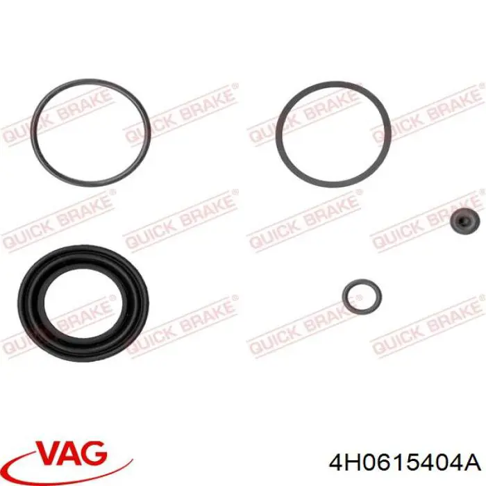 4H0615404A VAG pinza de freno trasero derecho