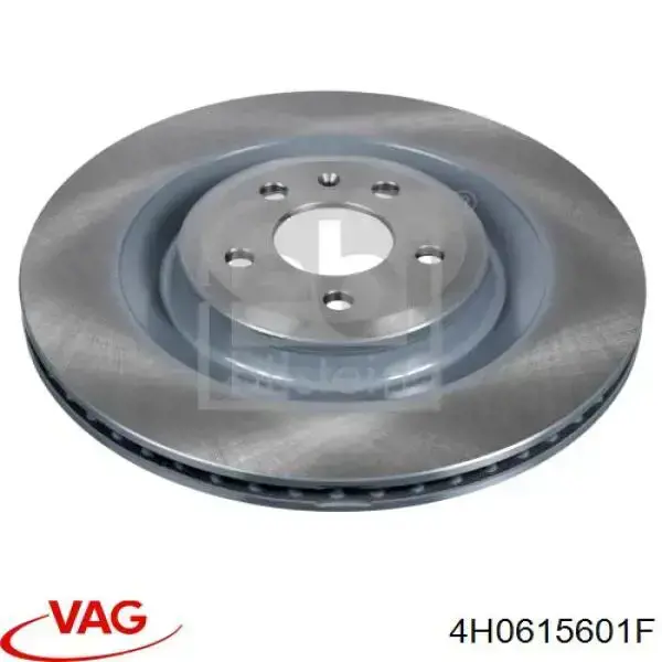 Disco de freno trasero VAG 4H0615601F precio, desde 73,87 EUR